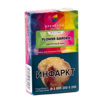 Табак Spectrum Mix Line - Flower Garden (Цветочный Микс, 40 грамм) купить в Тюмени