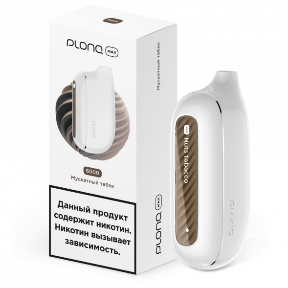 PLONQ MAX - Мускатный Табак (6000 затяжек) купить в Тюмени