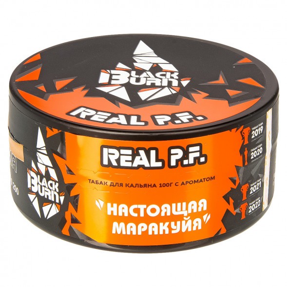 Табак BlackBurn - Real P.F. (Настоящая Маракуйя, 100 грамм) купить в Тюмени