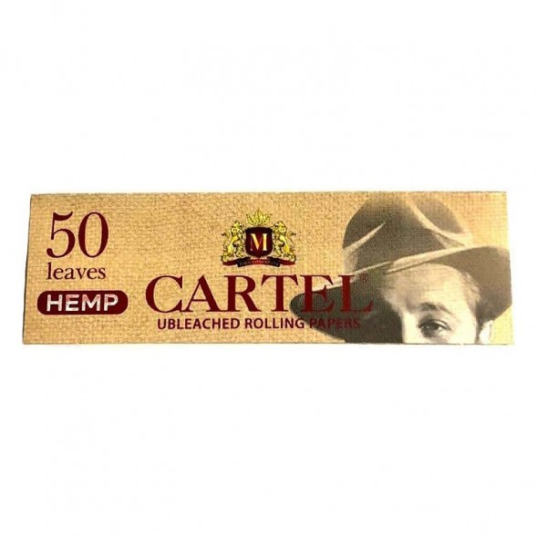 Бумага для самокруток Cartel - Organic Hemp Unbleached (50 штук) купить в Тюмени