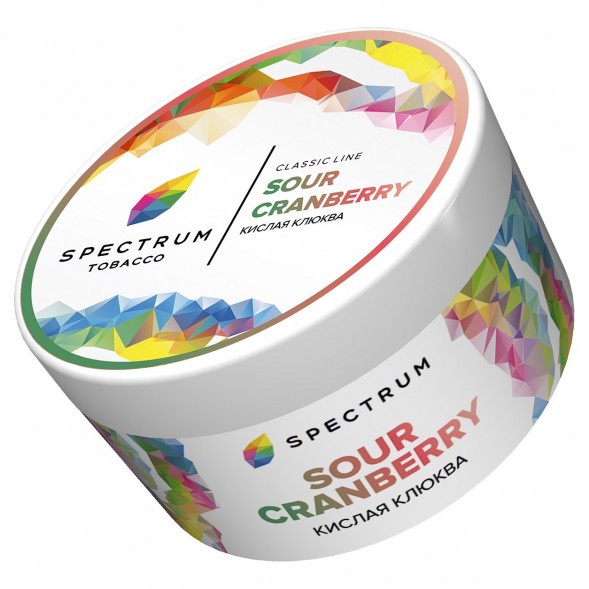 Табак Spectrum - Sour Cranberry (Кислая Клюква, 200 грамм) купить в Тюмени