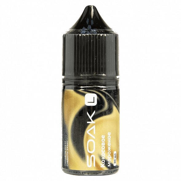 Жидкость SOAK L30 - Ice Cream Coconut (Кокосовое Мороженое, 30 мл, 2 мг) купить в Тюмени