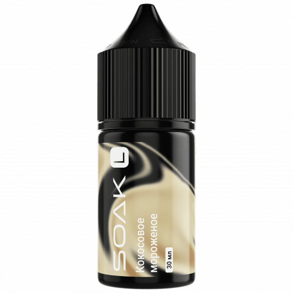 Жидкость SOAK L30 - Ice Cream Coconut (Кокосовое Мороженое, 30 мл, 2 мг) купить в Тюмени