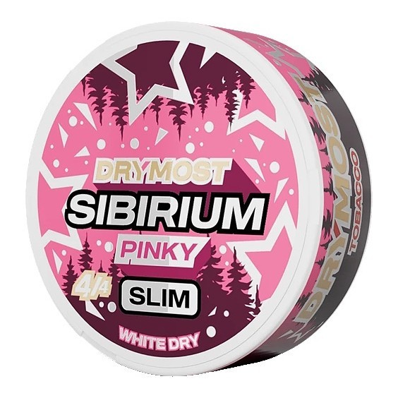 Табак жевательный DryMost - Sibirium Pinky Slim (Сибирский Малиновый Лимонад, 12 грамм) купить в Тюмени