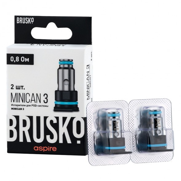 Испарители для Brusko Minican 3 (AF Mesh Coil, 0.8 Ом, 2 шт.) купить в Тюмени