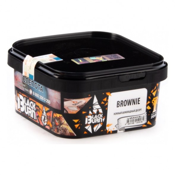 Табак BlackBurn - Brownie (Шоколадный Десерт, 200 грамм) купить в Тюмени