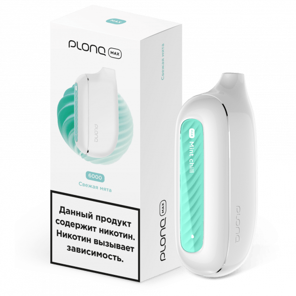 PLONQ MAX - Свежая Мята (6000 затяжек) купить в Тюмени