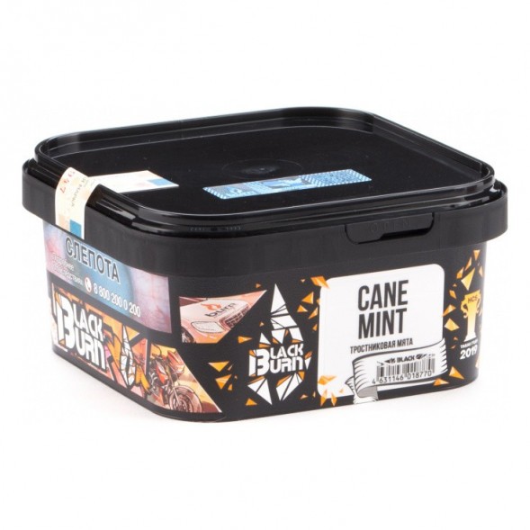 Табак BlackBurn - Cane Mint (Тростниковая Мята, 200 грамм) купить в Тюмени