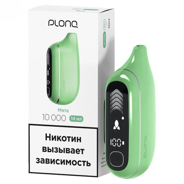 PLONQ MAX PRO - Мята (10000 затяжек) купить в Тюмени