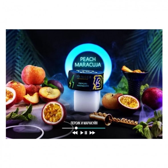 Табак Banger - Peach Maracuja (Персик, Маракуйя, 25 грамм) купить в Тюмени