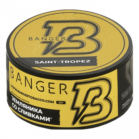 Табак Banger - Saint-Tropez (Земляника со Сливками, 25 грамм) купить в Тюмени