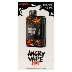 Электронная сигарета Brusko - Angry Vape Fury (650 mAh, Черный)