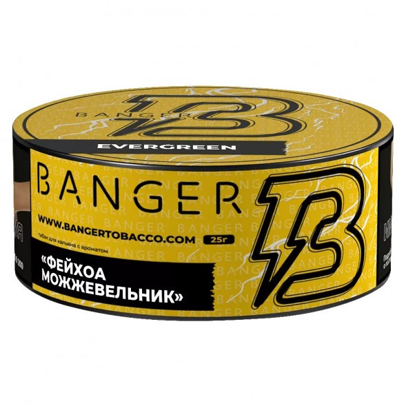 Табак Banger - Evergreen (Фейхоа Можжевельник, 25 грамм) купить в Тюмени