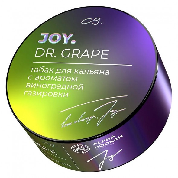 Табак Joy - Dr. Grape (Виноградная Газировка, 25 грамм) купить в Тюмени