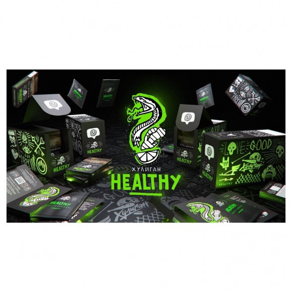 Табак Хулиган - Healthy (Имбирь и Лимон, 25 грамм) купить в Тюмени
