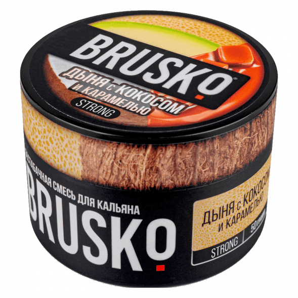 Смесь Brusko Strong - Дыня с Кокосом и Карамелью (50 грамм) купить в Тюмени