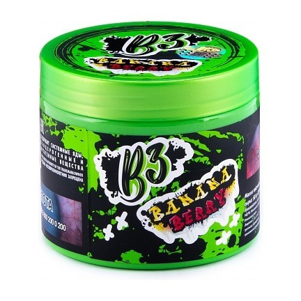 Табак B3 - Banana Berry (Банан и Ягоды, 250 грамм) купить в Тюмени