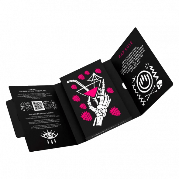 Табак Хулиган - Rap Rose (Малиново-Розовый Лимонад, 25 грамм) купить в Тюмени