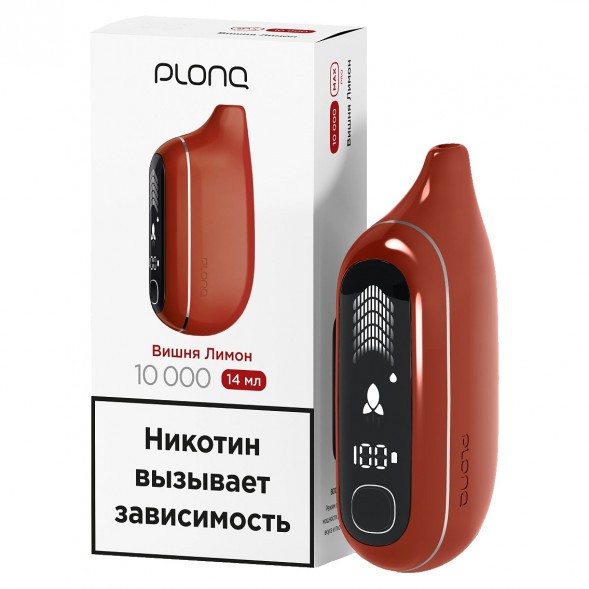 PLONQ MAX PRO - Вишня Лимон (10000 затяжек) купить в Тюмени