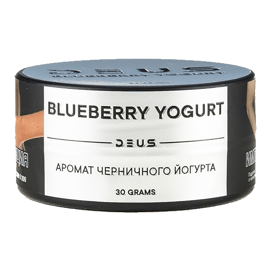 Табак Deus - Blueberry Yogurt (Черничный Йогурт, 30 грамм) купить в Тюмени