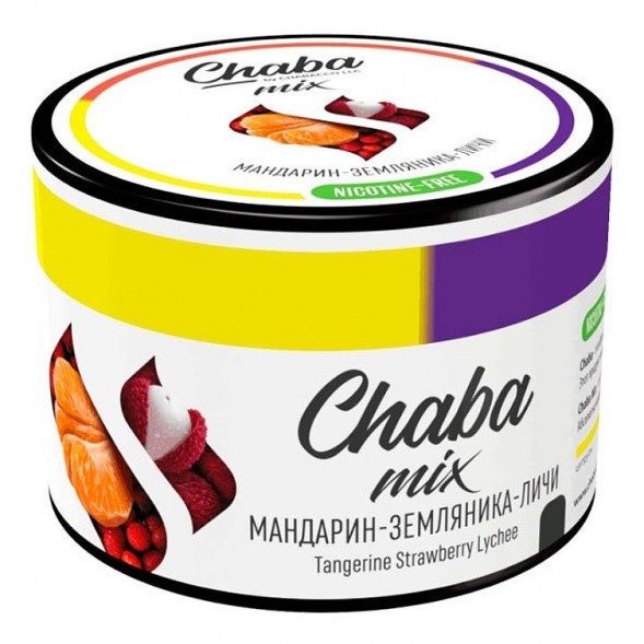 Смесь Chaba Mix - Tangerine Strawberry Lychee (Мандарин, Земляника, Личи, 40 грамм) купить в Тюмени