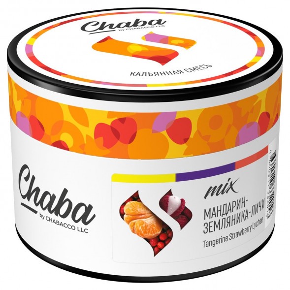 Смесь Chaba Mix - Tangerine Strawberry Lychee (Мандарин, Земляника, Личи, 40 грамм) купить в Тюмени