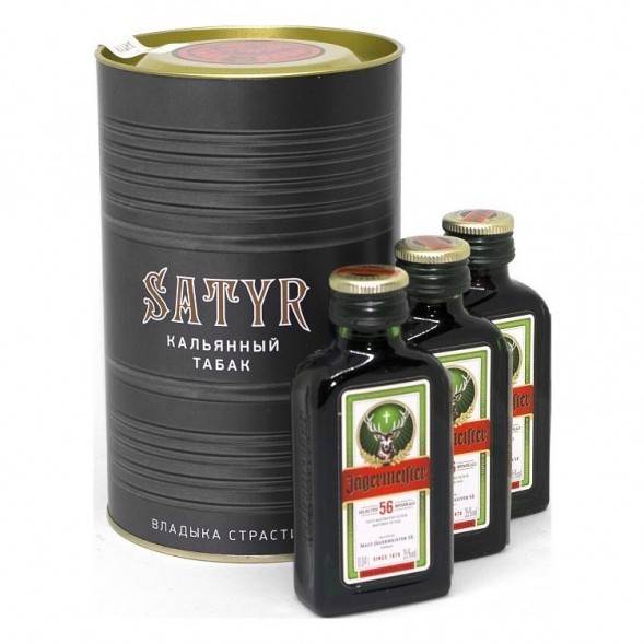 Табак Satyr Platinum - Jagermeister Limited Edition (Егермейстер Лимитед, 100 грамм) купить в Тюмени