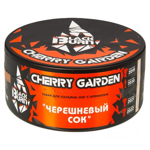 Табак BlackBurn - Cherry Garden (Черешневый Сок, 100 грамм) купить в Тюмени