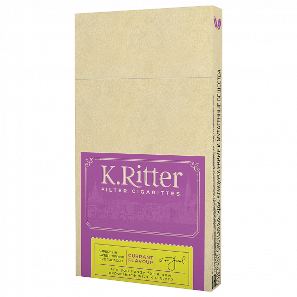 Сигариты K.Ritter - Currant SuperSlim (Смородина​​, 20 штук) купить в Тюмени