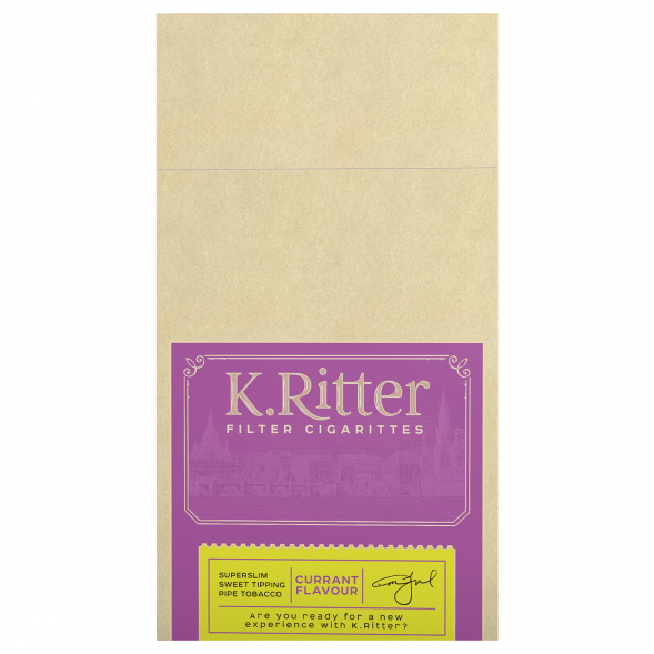 Сигариты K.Ritter - Currant SuperSlim (Смородина​​, 20 штук) купить в Тюмени