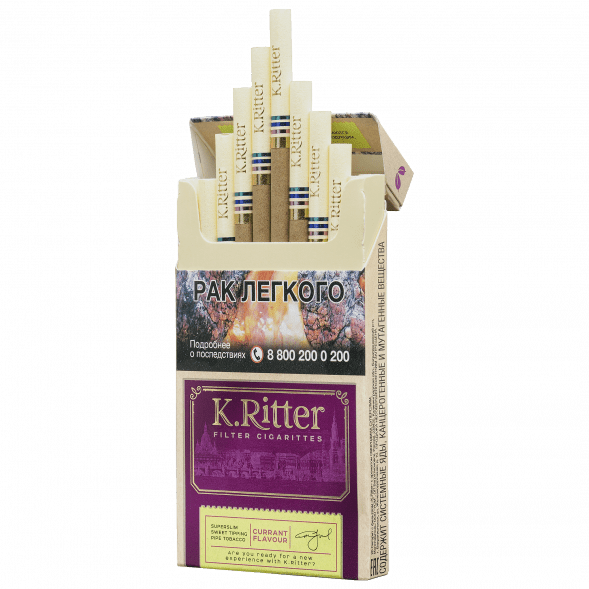 Сигариты K.Ritter - Currant SuperSlim (Смородина​​, 20 штук) купить в Тюмени