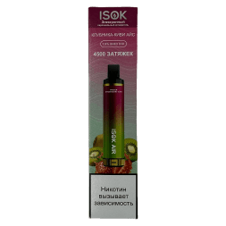 ISOK AIR - Клубника Киви Айс (Frozen Strawberry Kiwi, 4500 затяжек)
