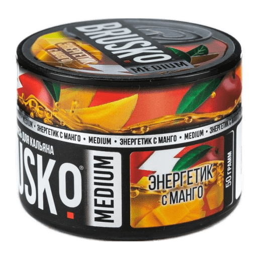 Смесь Brusko Medium - Энергетик с Манго (50 грамм) купить в Тюмени