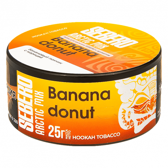 Табак Sebero Arctic Mix - Banana Donut (Банана Донат, 25 грамм) купить в Тюмени