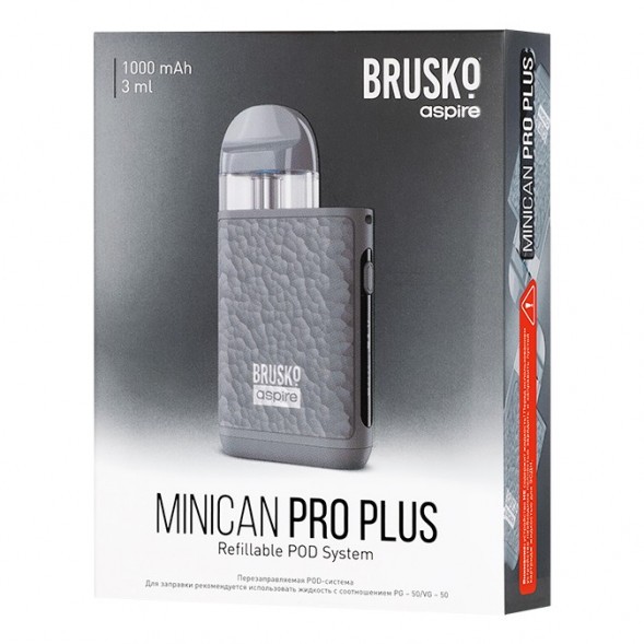 Электронная сигарета Brusko - Minican PRO Plus (Серый) купить в Тюмени