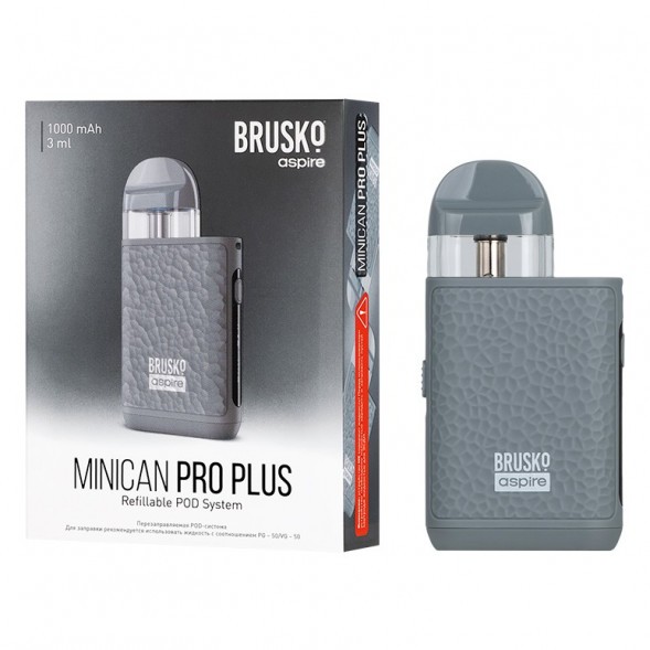 Электронная сигарета Brusko - Minican PRO Plus (Серый) купить в Тюмени