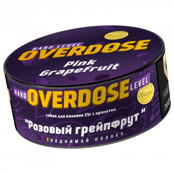 Табак Overdose - Pink Grapefuit (Розовый Грейпфрут, 25 грамм) купить в Тюмени
