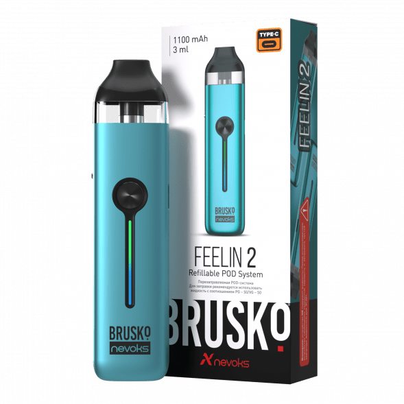 Электронная сигарета Brusko - Feelin 2 (Мятный) купить в Тюмени