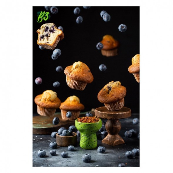 Табак B3 - Blueberry Muffin (Черничный Маффин, 250 грамм) купить в Тюмени