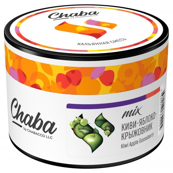 Смесь Chaba Mix - Kiwi Apple Gooseberry (Киви, Яблоко, Крыжовник, 40 грамм) купить в Тюмени