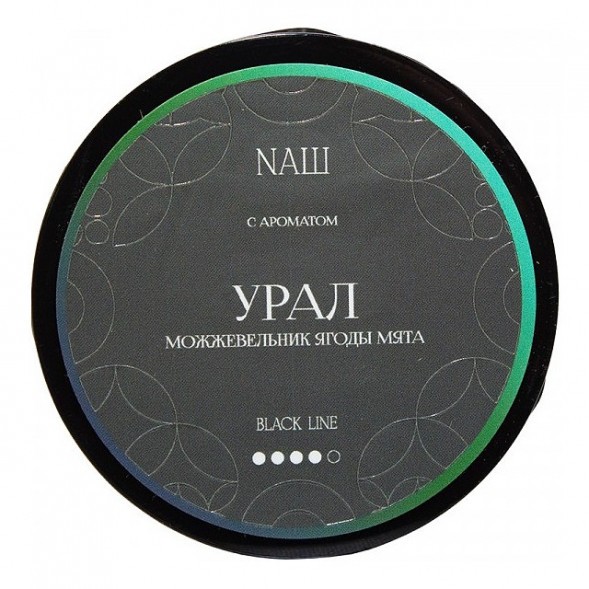 Табак NАШ BLACK - Урал (Можжевельник, Ягоды, Мята, 200 грамм) купить в Тюмени