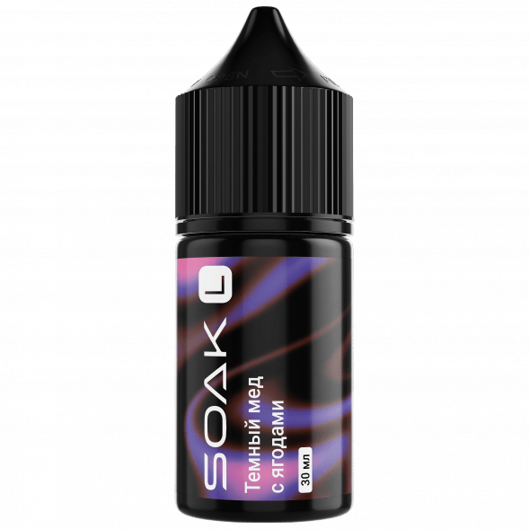 Жидкость SOAK L30 - Dark Honey Berries (Тёмный Мёд с Ягодами, 30 мл, 2 мг) купить в Тюмени