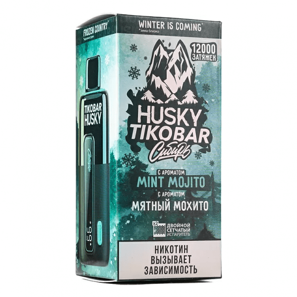 TIKOBAR HUSKY Сибирь - Мятный Мохито (Mint Mojito, 12000 затяжек) купить в Тюмени