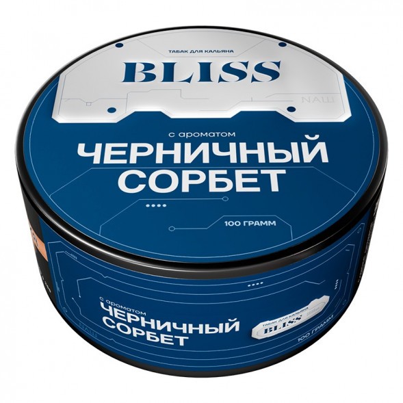 Табак Bliss - Черничный Сорбет (100 грамм) купить в Тюмени