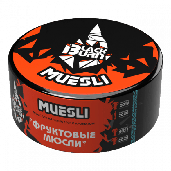 Табак BlackBurn - Muesli (Фруктовые Мюсли, 100 грамм) купить в Тюмени