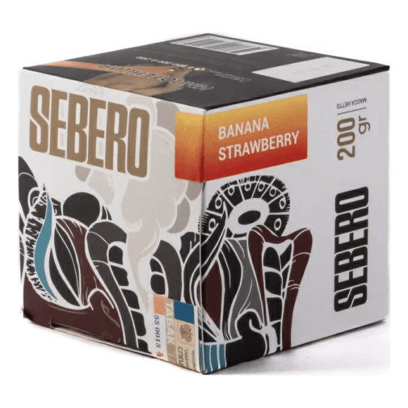 Табак Sebero - Banana Strawberry (Банан и Клубника, 200 грамм) купить в Тюмени