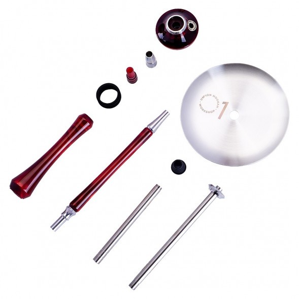 Кальян UNION - Sleek Акрил Full (Красный, Без Колбы) купить в Тюмени