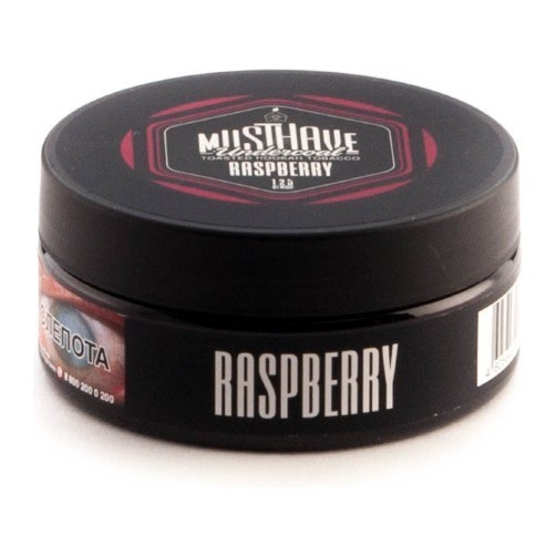 Табак Must Have - Raspberry (Малина, 125 грамм) купить в Тюмени