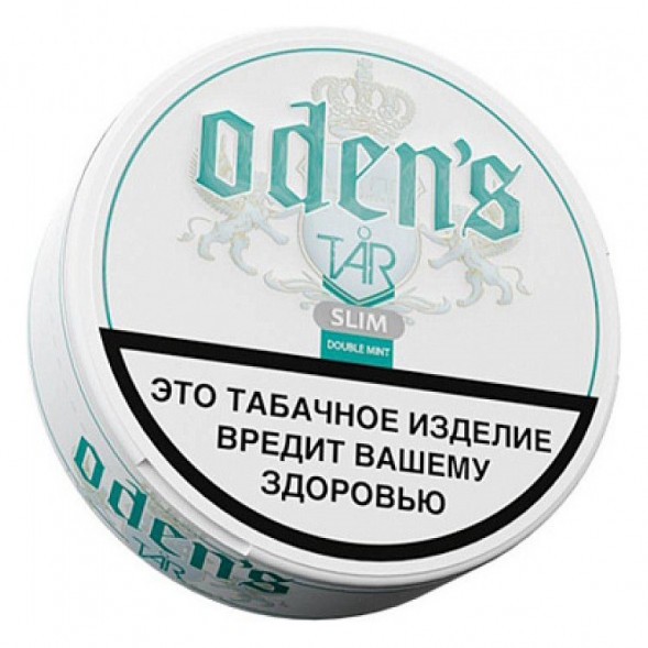 Табак жевательный ODENS - TAR Double Mint Slim (10 грамм, Россия) купить в Тюмени