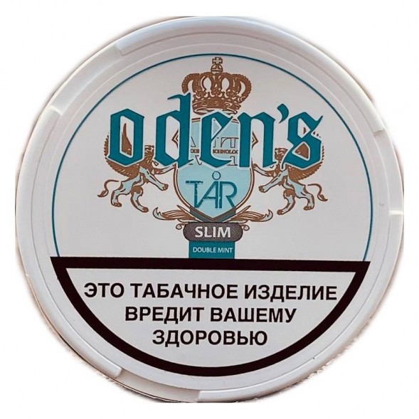 Табак жевательный ODENS - TAR Double Mint Slim (10 грамм, Россия) купить в Тюмени